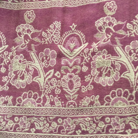 Pink Boho Type Scarf - Picture 4 of 4